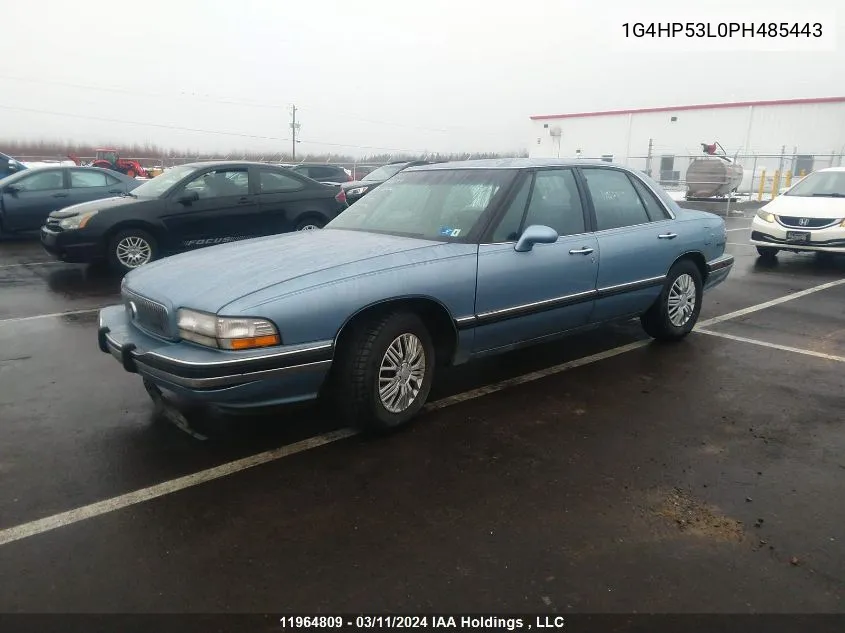 1993 Buick Lesabre Custom/90Th Anniversary VIN: 1G4HP53L0PH485443 Lot: 11964809