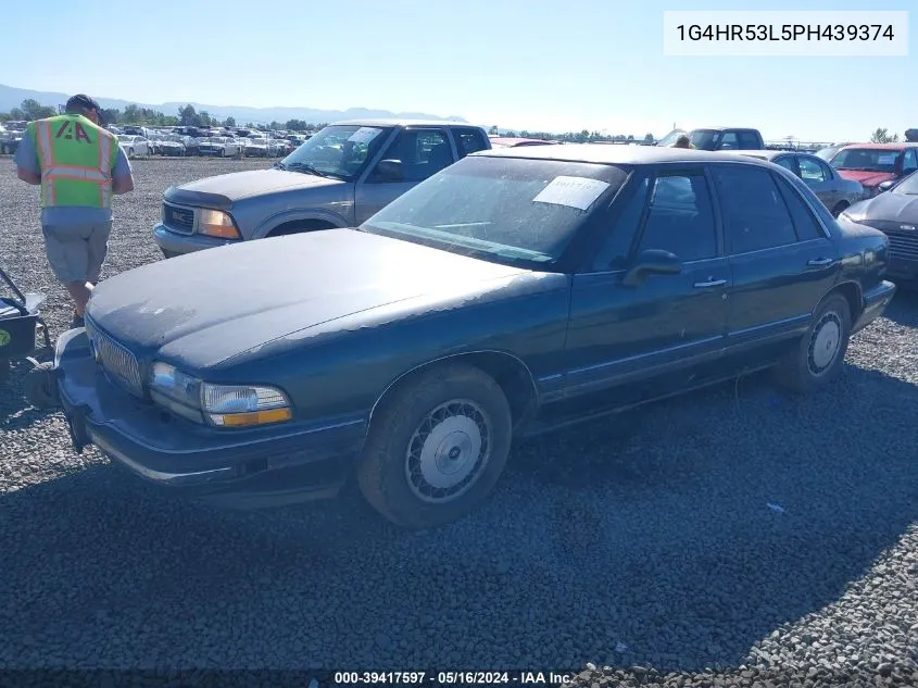 1993 Buick Lesabre Limited VIN: 1G4HR53L5PH439374 Lot: 39417597