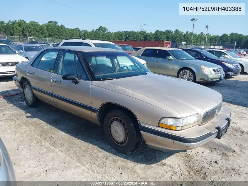 1994 Buick Lesabre Custom VIN: 1G4HP52L9RH403388 Lot: 39719897