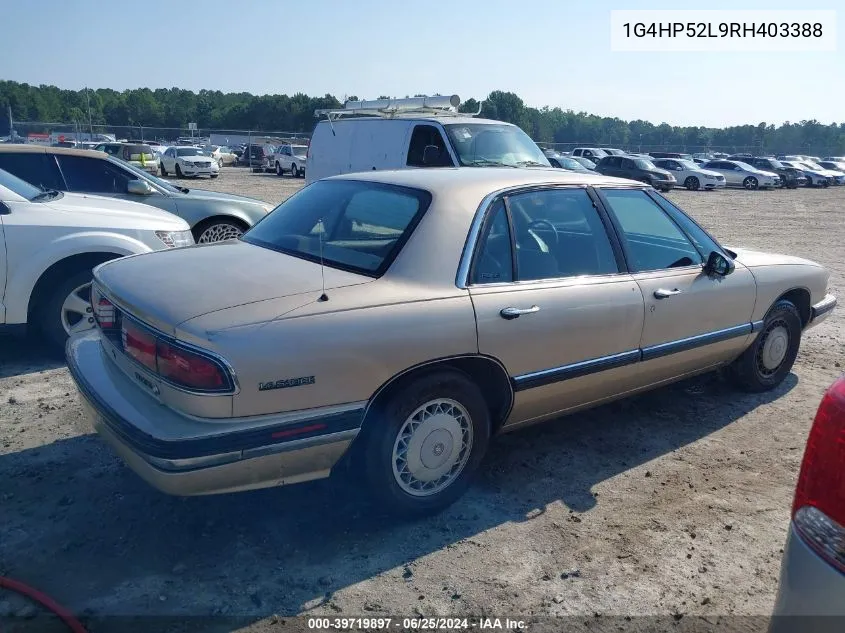 1994 Buick Lesabre Custom VIN: 1G4HP52L9RH403388 Lot: 39719897