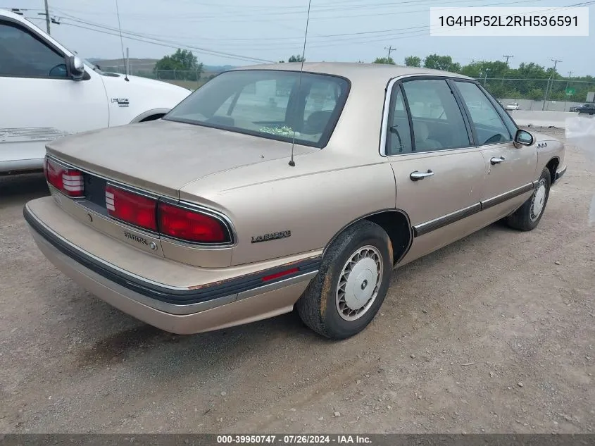 1994 Buick Lesabre Custom VIN: 1G4HP52L2RH536591 Lot: 39950747