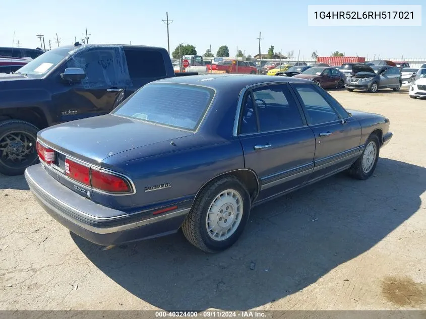 1G4HR52L6RH517021 1994 Buick Lesabre Limited