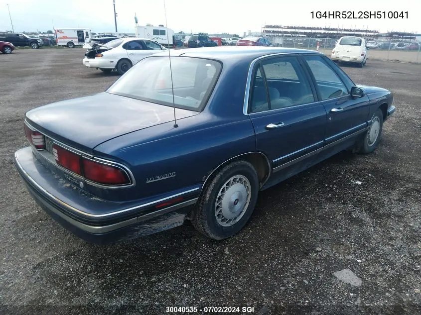 1995 Buick Lesabre Limited VIN: 1G4HR52L2SH510041 Lot: 30040535