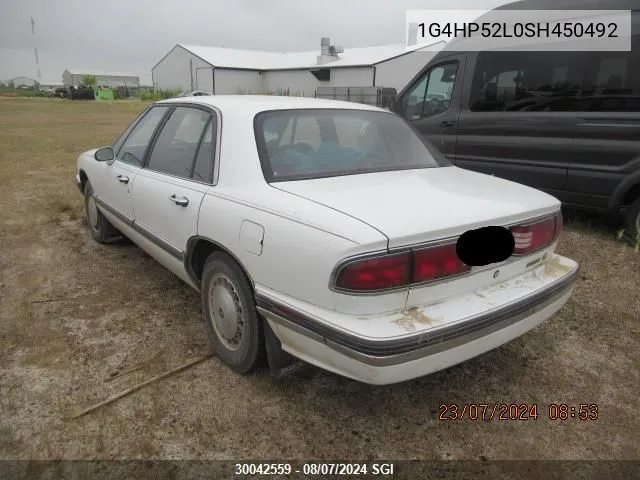 1995 Buick Lesabre Custom VIN: 1G4HP52L0SH450492 Lot: 30042559