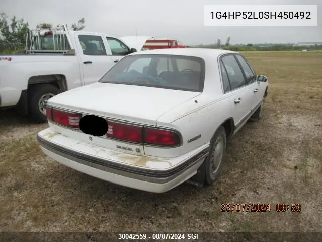 1995 Buick Lesabre Custom VIN: 1G4HP52L0SH450492 Lot: 30042559