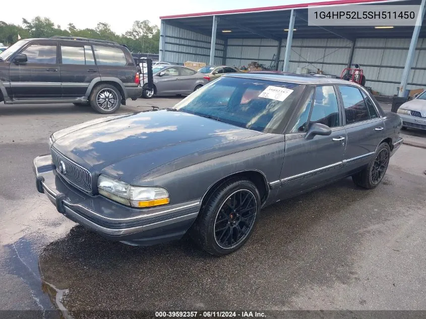 1995 Buick Lesabre Custom VIN: 1G4HP52L5SH511450 Lot: 39592357