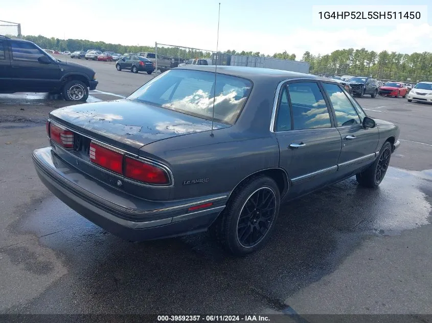 1995 Buick Lesabre Custom VIN: 1G4HP52L5SH511450 Lot: 39592357