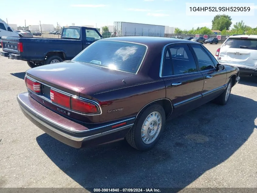 1995 Buick Lesabre Custom VIN: 1G4HP52L9SH529059 Lot: 39814940