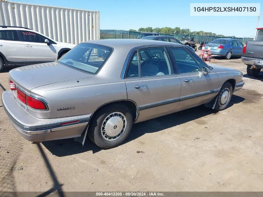 1995 Buick Lesabre Custom VIN: 1G4HP52LXSH407150 Lot: 40412305