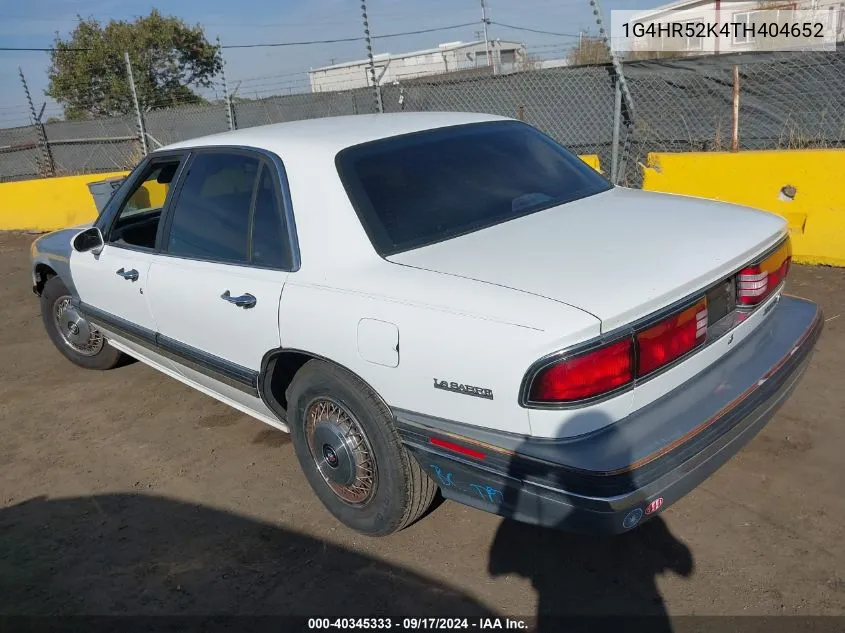 1996 Buick Lesabre Limited VIN: 1G4HR52K4TH404652 Lot: 40345333