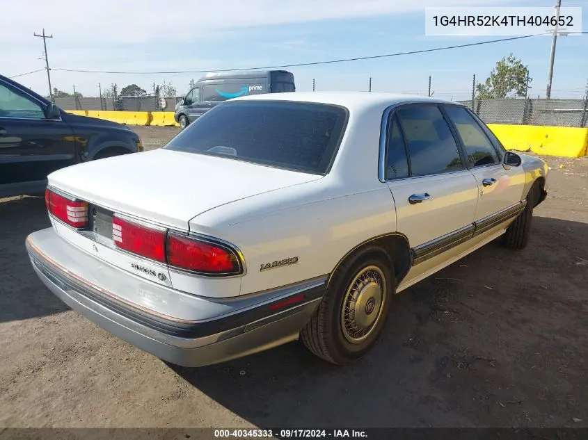 1G4HR52K4TH404652 1996 Buick Lesabre Limited