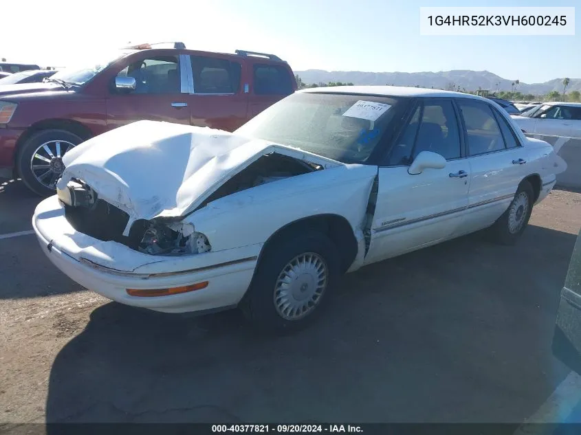 1997 Buick Lesabre Limited VIN: 1G4HR52K3VH600245 Lot: 40377821