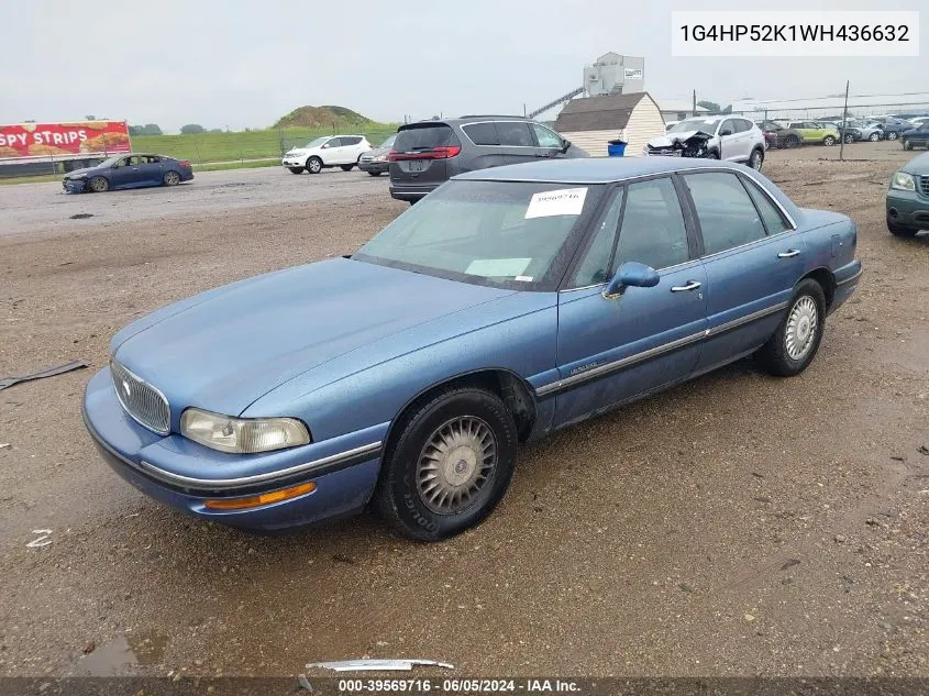 1998 Buick Lesabre Custom VIN: 1G4HP52K1WH436632 Lot: 39569716