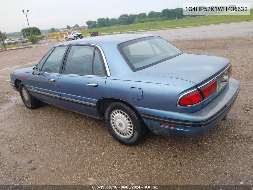 1998 Buick Lesabre Custom VIN: 1G4HP52K1WH436632 Lot: 39569716