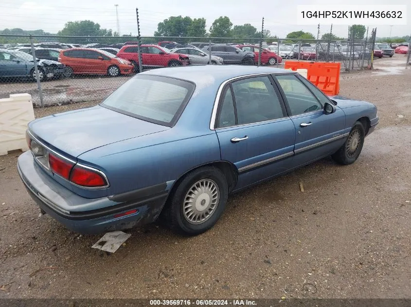 1998 Buick Lesabre Custom VIN: 1G4HP52K1WH436632 Lot: 39569716