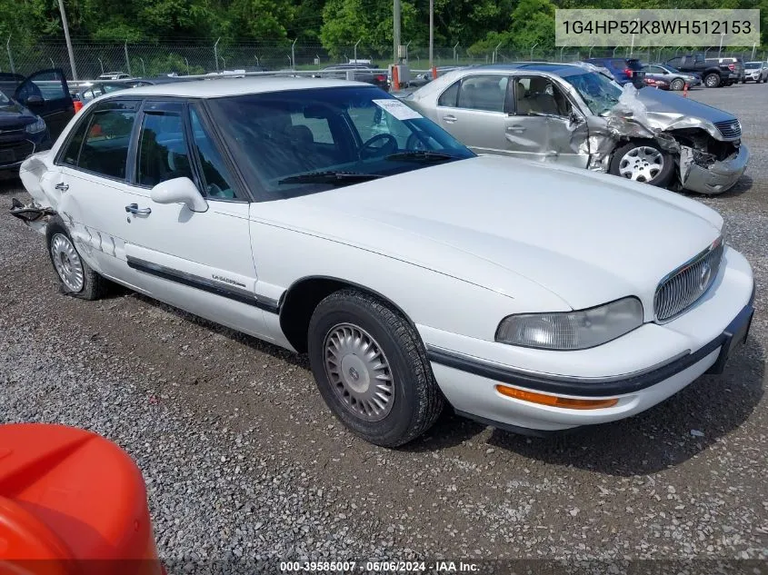 1998 Buick Lesabre Custom VIN: 1G4HP52K8WH512153 Lot: 39585007