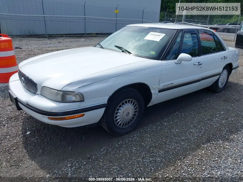 1998 Buick Lesabre Custom VIN: 1G4HP52K8WH512153 Lot: 39585007