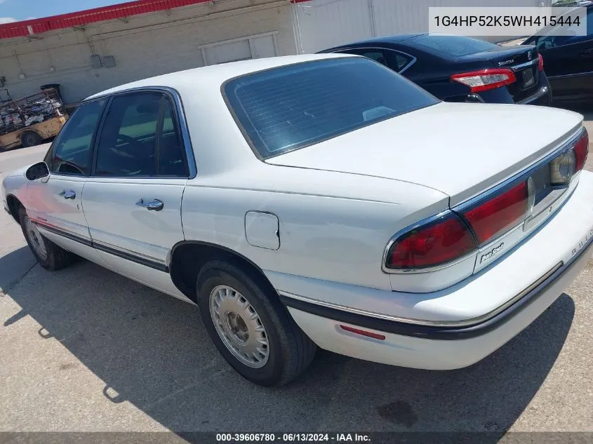 1998 Buick Lesabre Custom VIN: 1G4HP52K5WH415444 Lot: 39606780