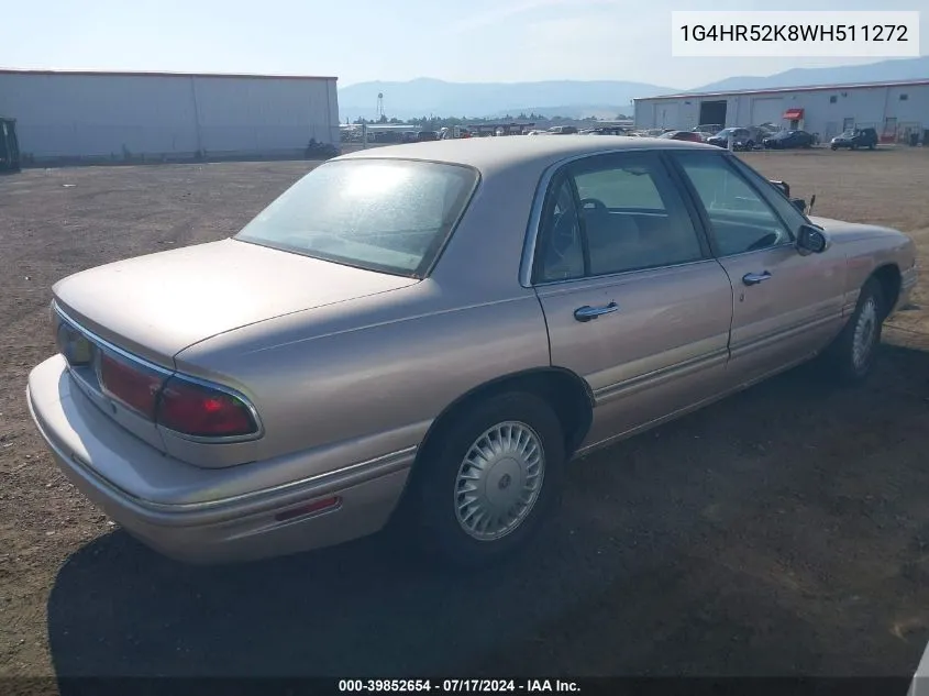 1998 Buick Lesabre Limited Cmi VIN: 1G4HR52K8WH511272 Lot: 39852654