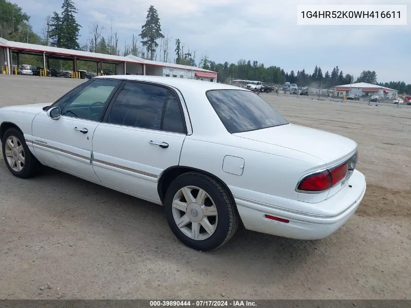 1998 Buick Lesabre Limited Cmi VIN: 1G4HR52K0WH416611 Lot: 39890444