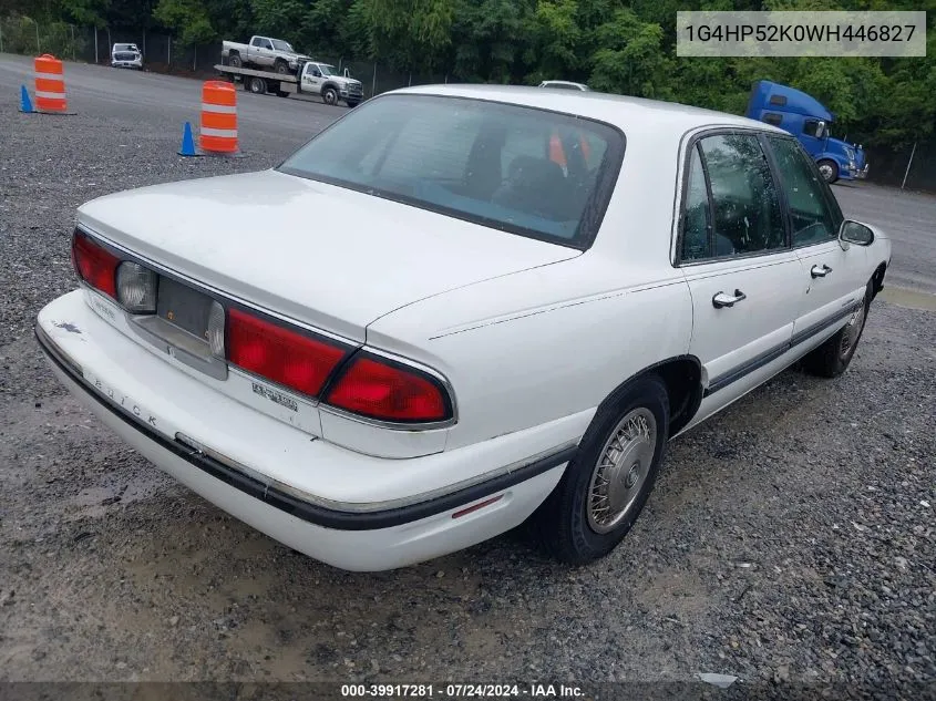 1998 Buick Lesabre Custom VIN: 1G4HP52K0WH446827 Lot: 39917281