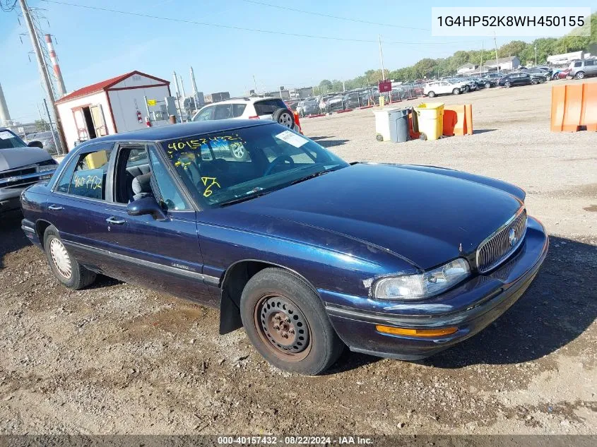 1998 Buick Lesabre Custom VIN: 1G4HP52K8WH450155 Lot: 40157432