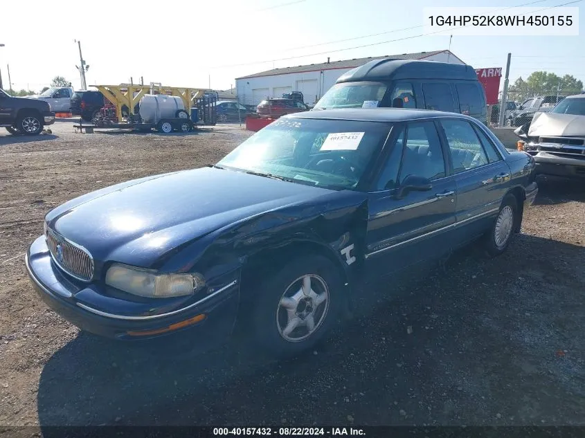 1998 Buick Lesabre Custom VIN: 1G4HP52K8WH450155 Lot: 40157432