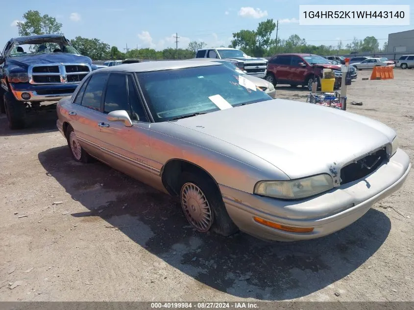 1G4HR52K1WH443140 1998 Buick Lesabre Limited