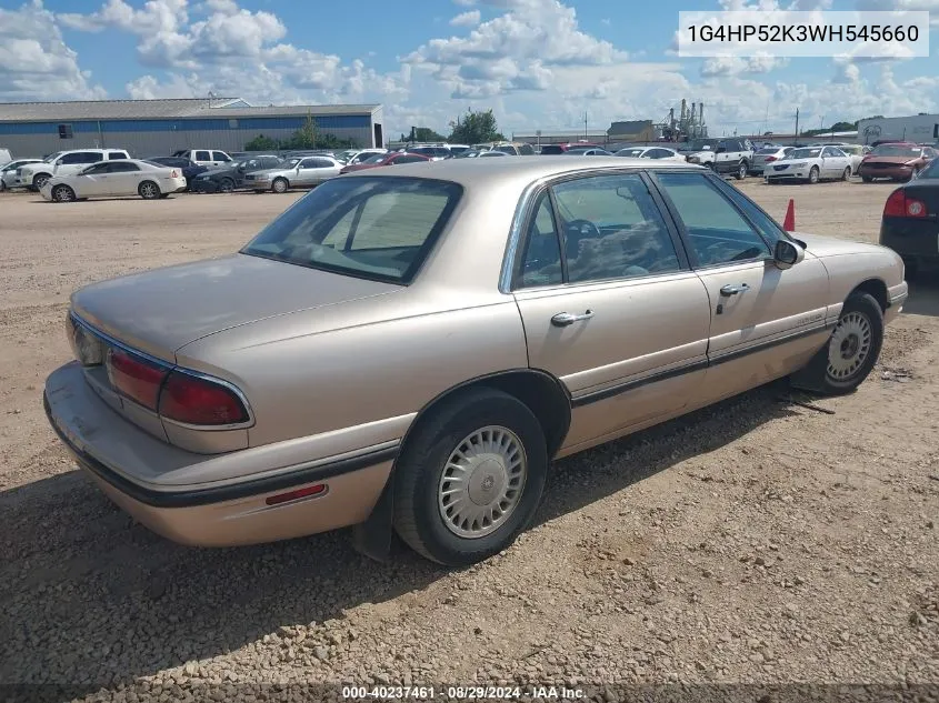 1998 Buick Lesabre Custom VIN: 1G4HP52K3WH545660 Lot: 40237461