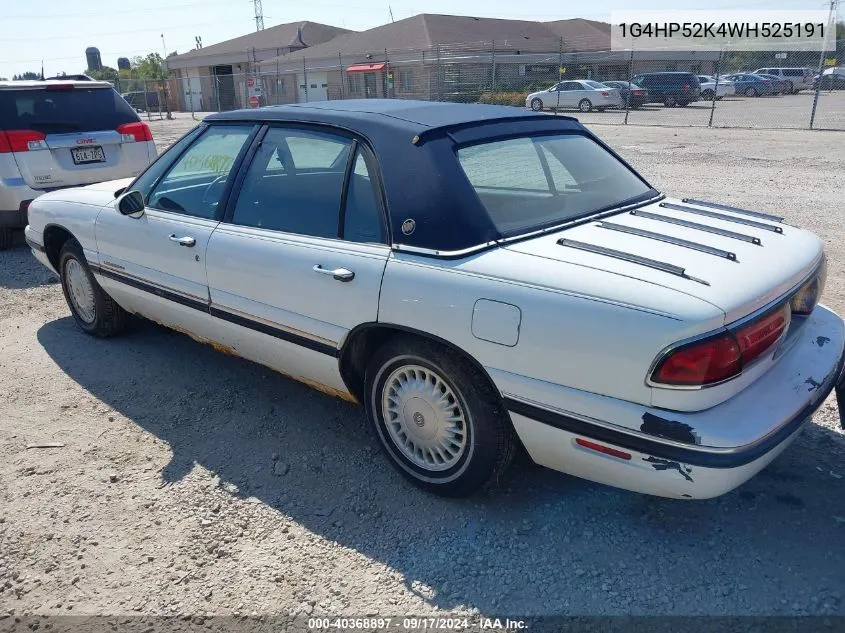 1G4HP52K4WH525191 1998 Buick Lesabre Custom