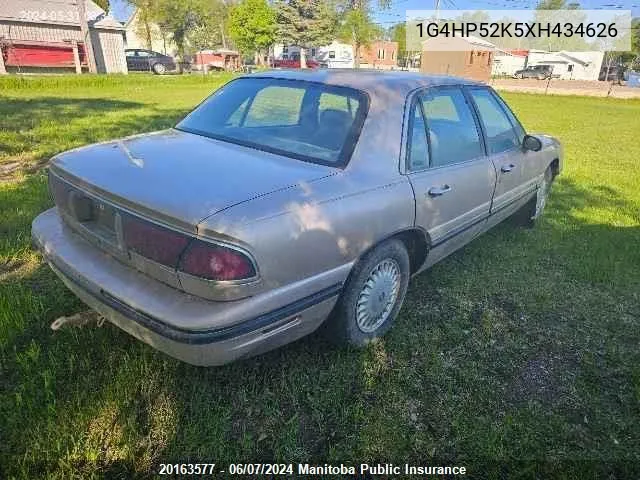 1999 Buick Le Sabre Custom VIN: 1G4HP52K5XH434626 Lot: 20163577