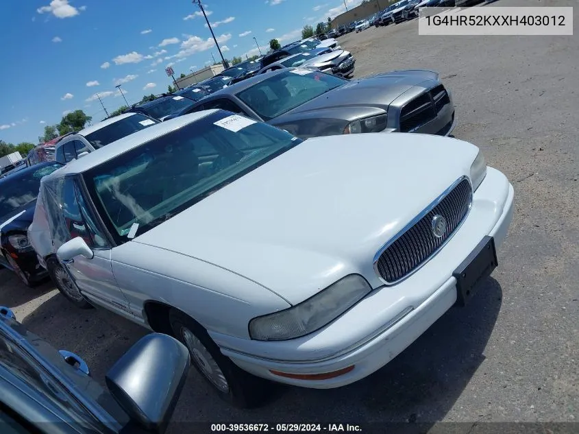 1G4HR52KXXH403012 1999 Buick Lesabre Limited Cmi