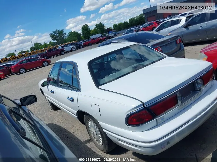 1G4HR52KXXH403012 1999 Buick Lesabre Limited Cmi