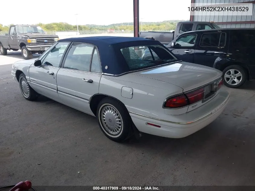 1999 Buick Lesabre Limited VIN: 1G4HR52K2XH438529 Lot: 40317909