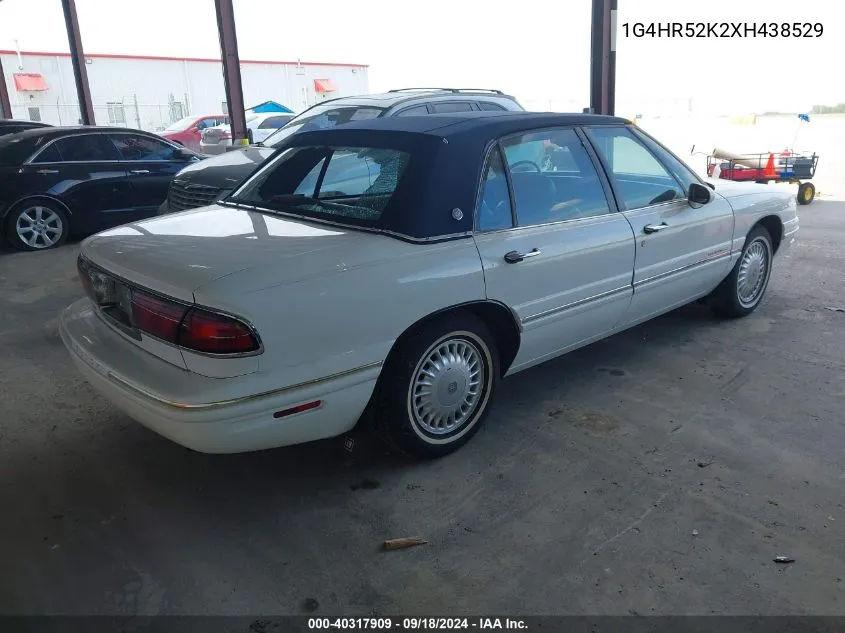 1999 Buick Lesabre Limited VIN: 1G4HR52K2XH438529 Lot: 40317909