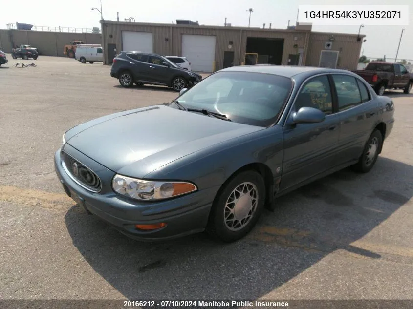 2000 Buick Le Sabre Limited VIN: 1G4HR54K3YU352071 Lot: 20166212