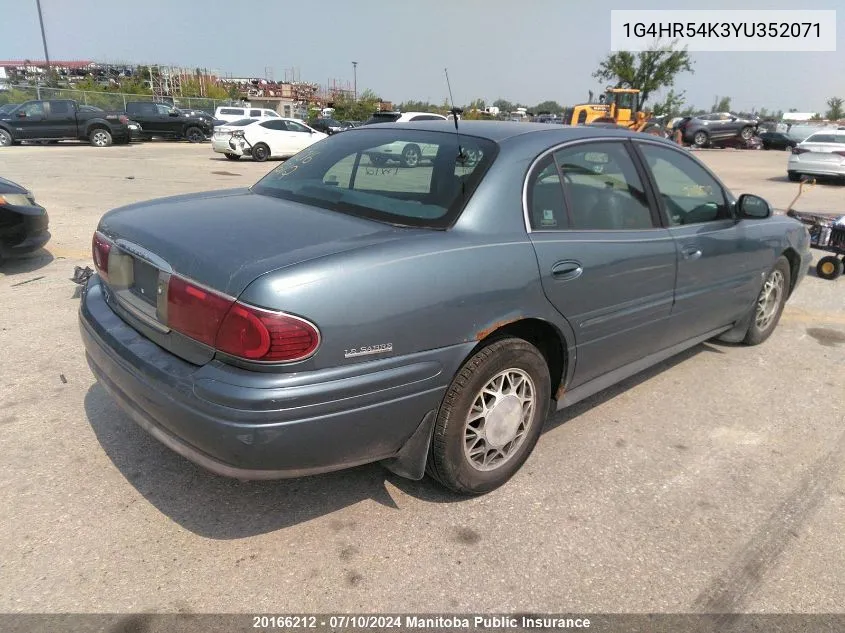 1G4HR54K3YU352071 2000 Buick Le Sabre Limited