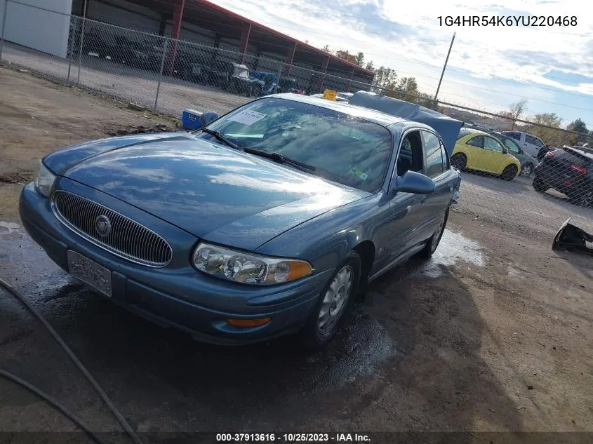 2000 Buick Lesabre Limited VIN: 1G4HR54K6YU220468 Lot: 37913616