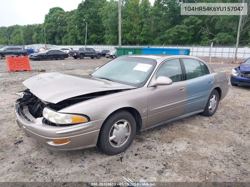 2000 Buick Lesabre Limited VIN: 1G4HR54K6YU157047 Lot: 39355633