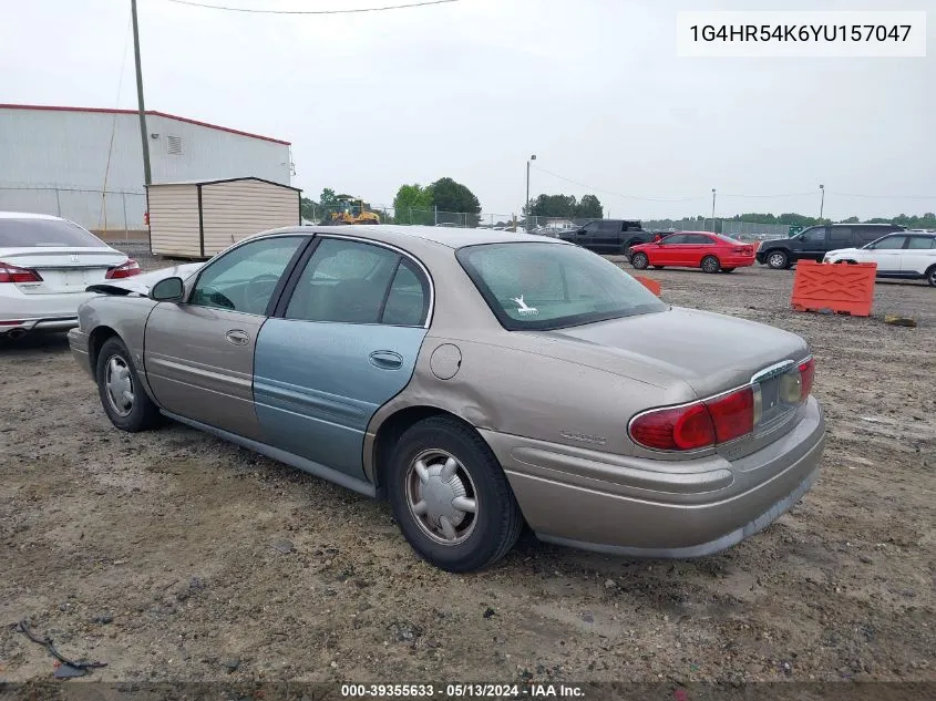 2000 Buick Lesabre Limited VIN: 1G4HR54K6YU157047 Lot: 39355633