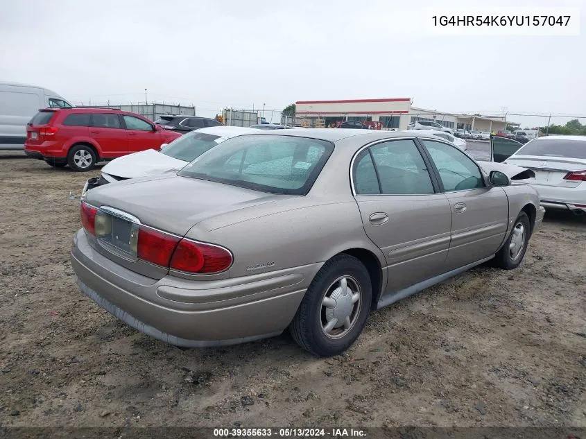 2000 Buick Lesabre Limited VIN: 1G4HR54K6YU157047 Lot: 39355633