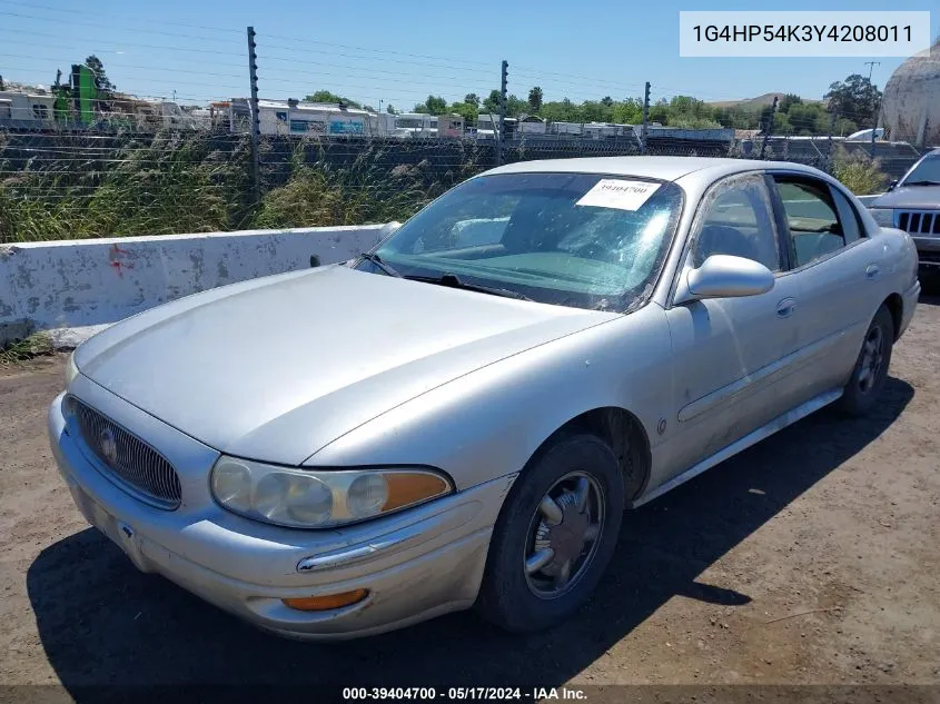 2000 Buick Lesabre Custom VIN: 1G4HP54K3Y4208011 Lot: 39404700