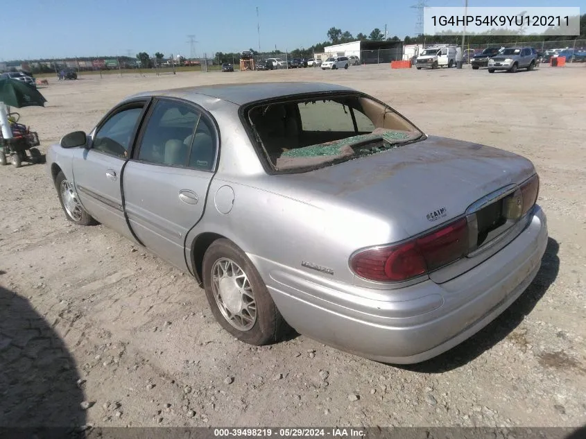 2000 Buick Lesabre Custom VIN: 1G4HP54K9YU120211 Lot: 39498219