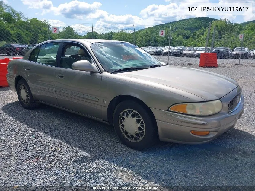 2000 Buick Lesabre Custom VIN: 1G4HP54KXYU119617 Lot: 39517209