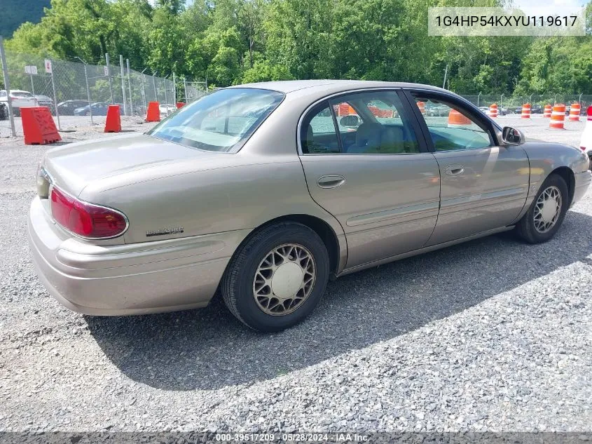 2000 Buick Lesabre Custom VIN: 1G4HP54KXYU119617 Lot: 39517209