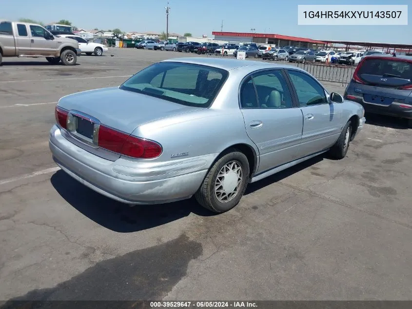 2000 Buick Lesabre Limited VIN: 1G4HR54KXYU143507 Lot: 39529647