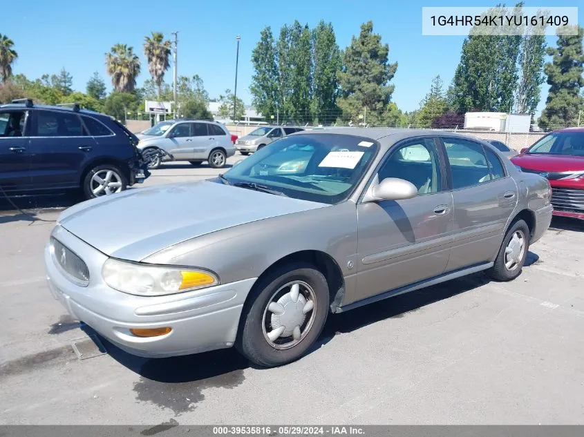 2000 Buick Lesabre Limited VIN: 1G4HR54K1YU161409 Lot: 39535816