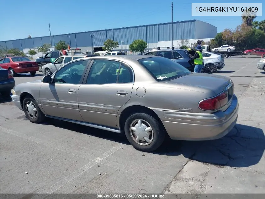 2000 Buick Lesabre Limited VIN: 1G4HR54K1YU161409 Lot: 39535816