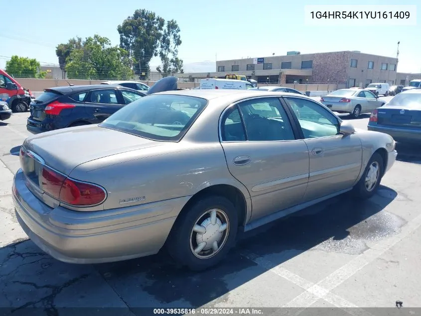 2000 Buick Lesabre Limited VIN: 1G4HR54K1YU161409 Lot: 39535816