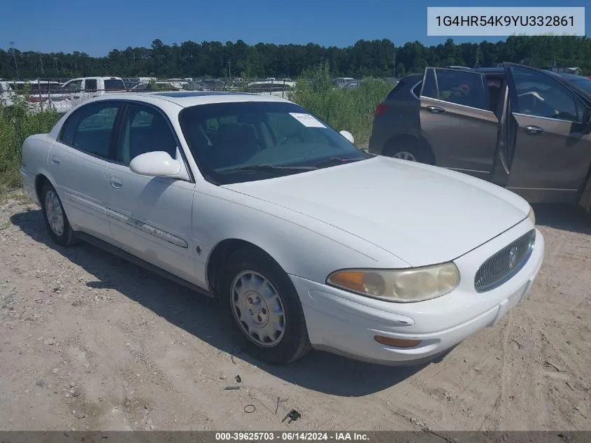 2000 Buick Lesabre Limited VIN: 1G4HR54K9YU332861 Lot: 39625703